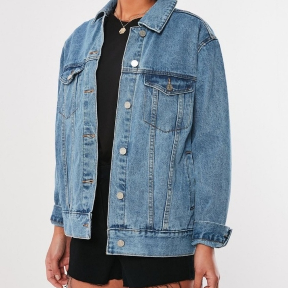oversized denim jacket